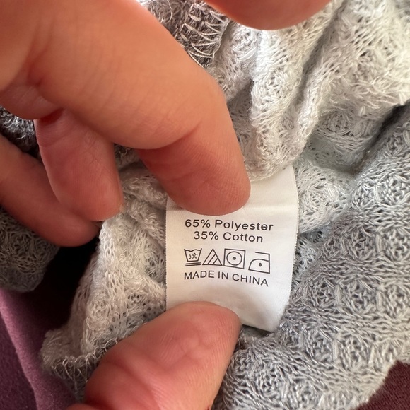 Suucrefas waffle knit long sleeve shirt - Picture 2 of 5